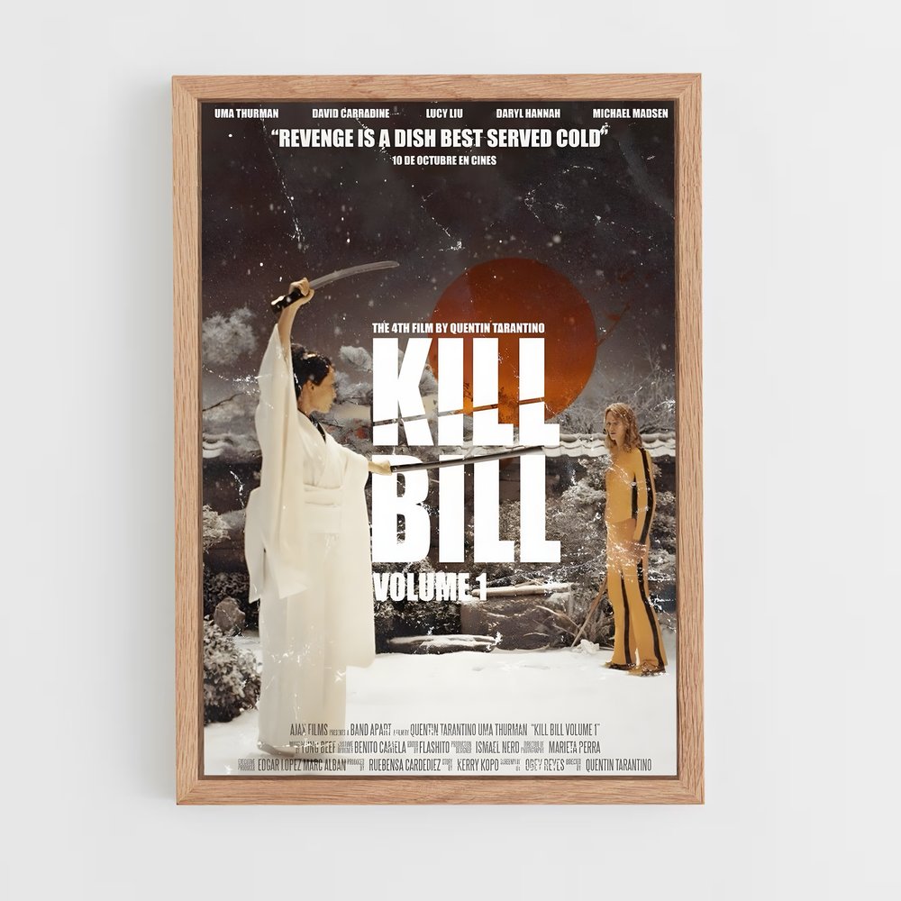 kill-bill-6 cadre Bois clair