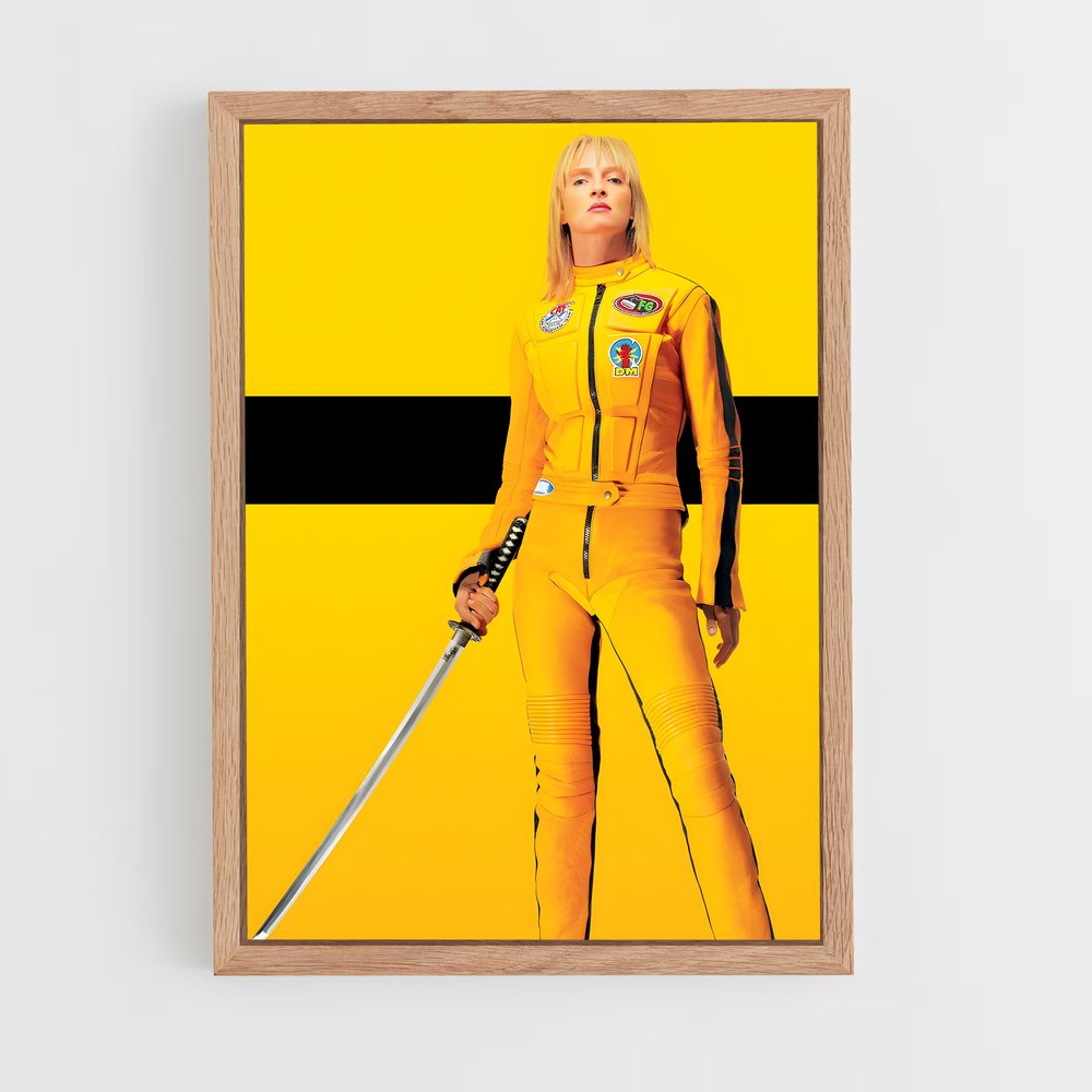 kill-bill-7 cadre Bois clair