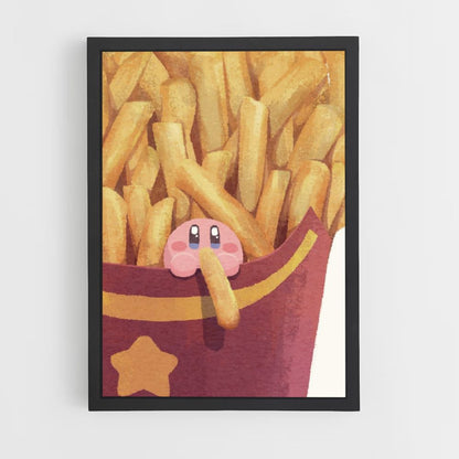 Kirby Fries Poster