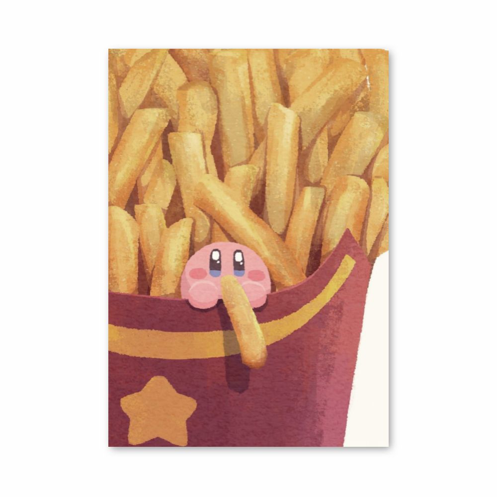 Kirby Fries Poster