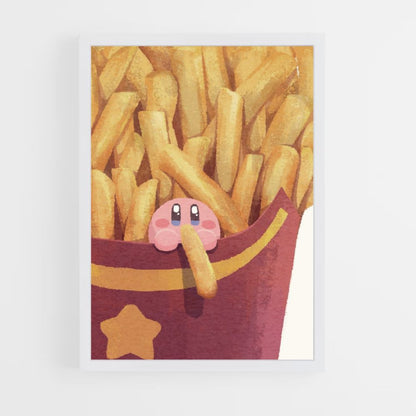 Kirby Fries Poster