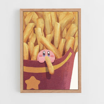 Kirby Fries Poster