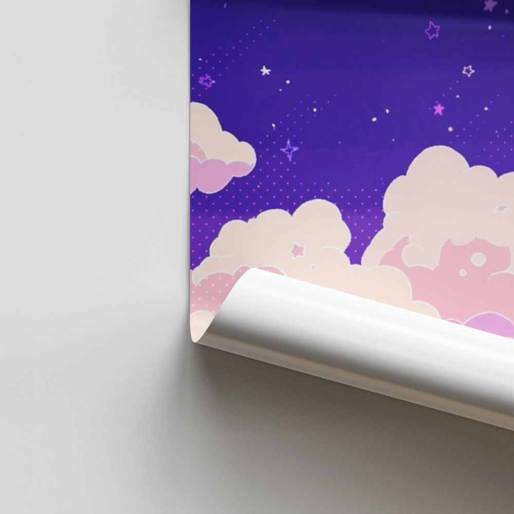 Kirby Clouds Poster