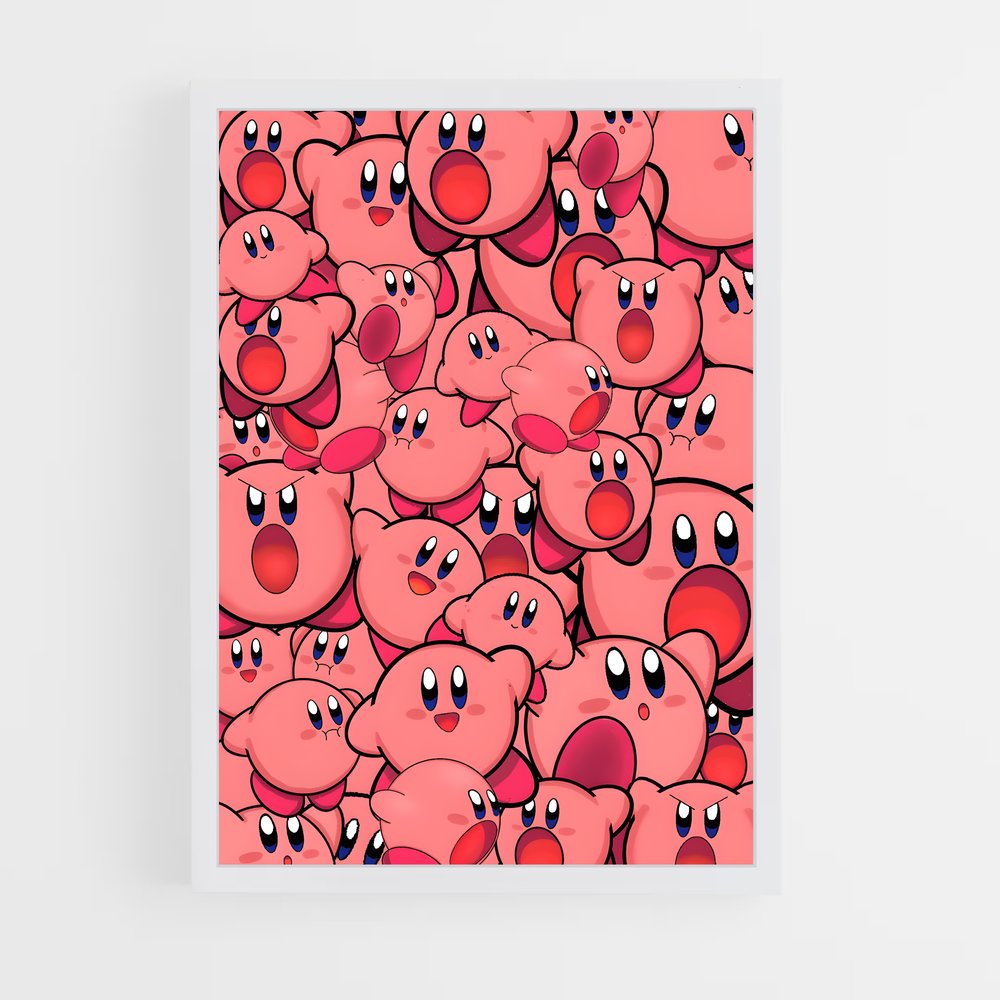 kirby-16 cadre Blanc