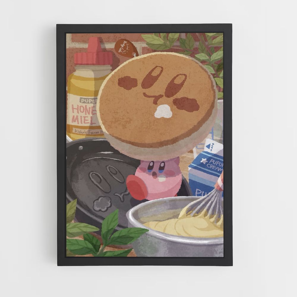 Kirby Pancake Poster