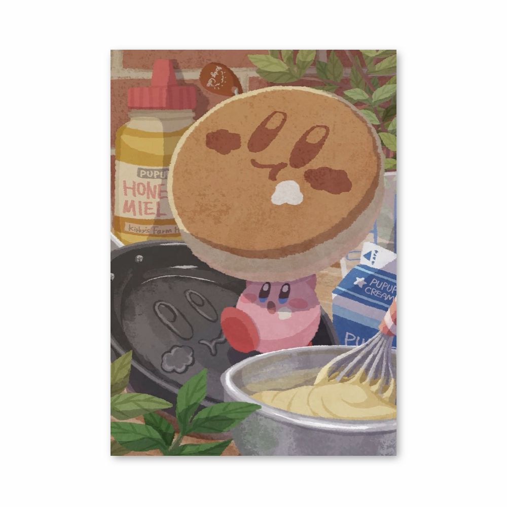 Kirby Pancake Poster