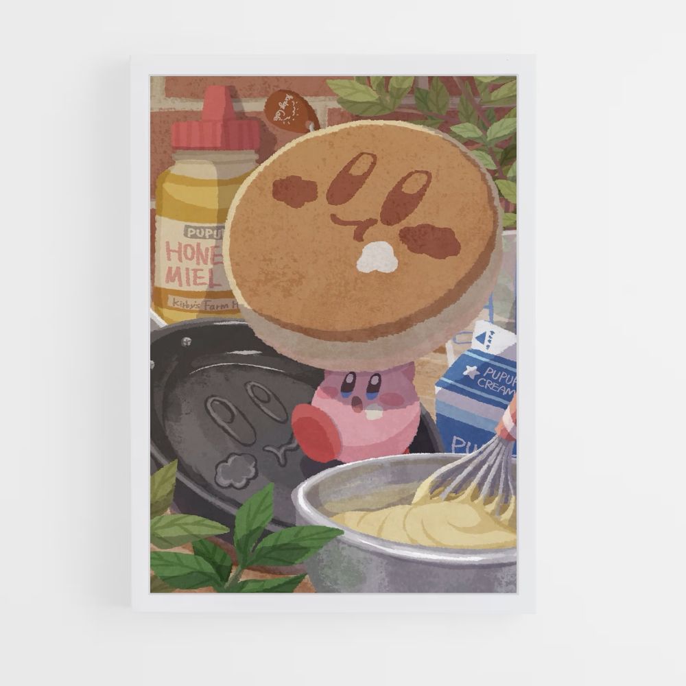 Kirby Pancake Poster