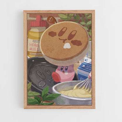 Kirby Pancake Poster