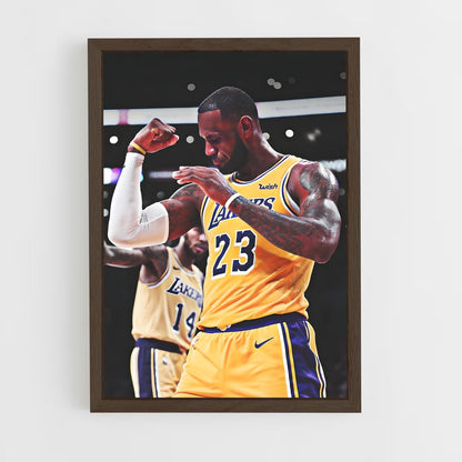 kobe-bryant-2 cadre Bois foncé