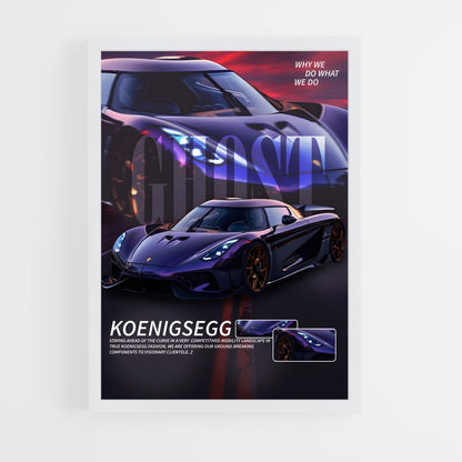 koenigsegg-9 cadre Blanc