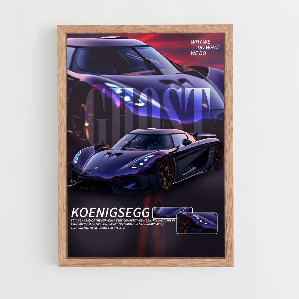 koenigsegg-9 cadre Bois clair