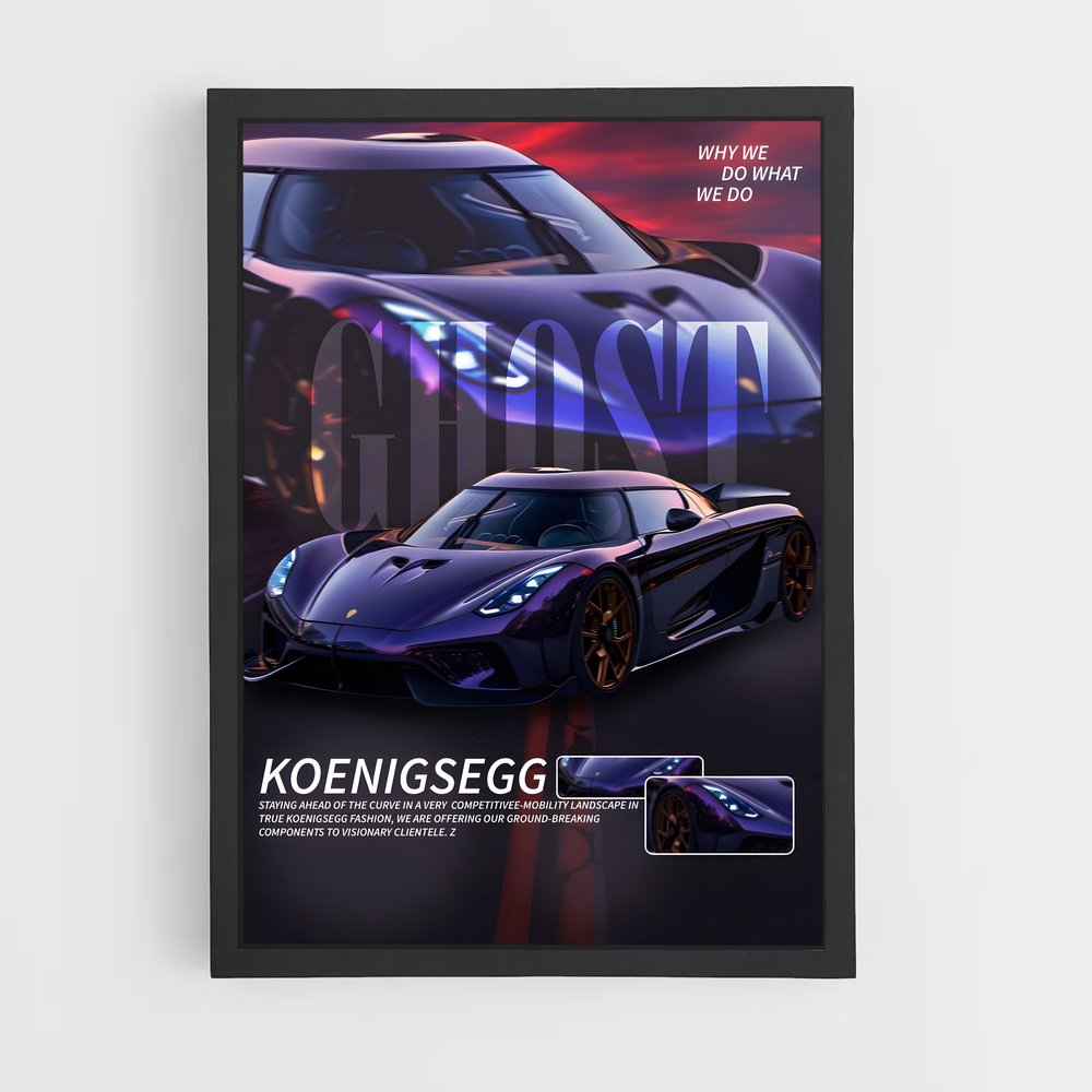 koenigsegg-9 cadre Noir