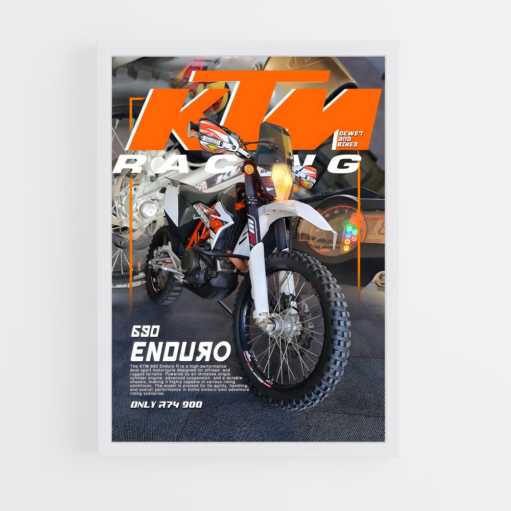 ktm-7 cadre Blanc