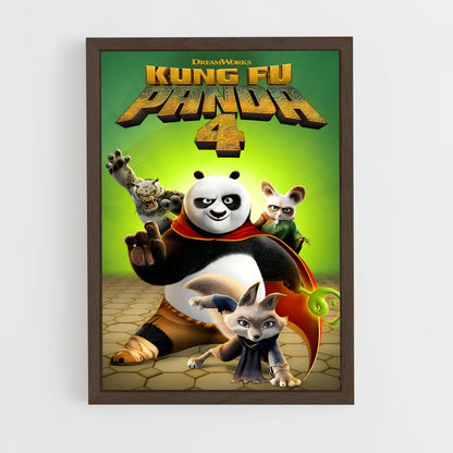 kung-fu-panda-3 cadre Bois foncé