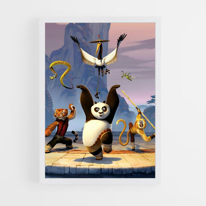kung-fu-panda-7 cadre Blanc