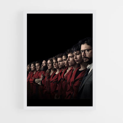 Poster Money Heist Black