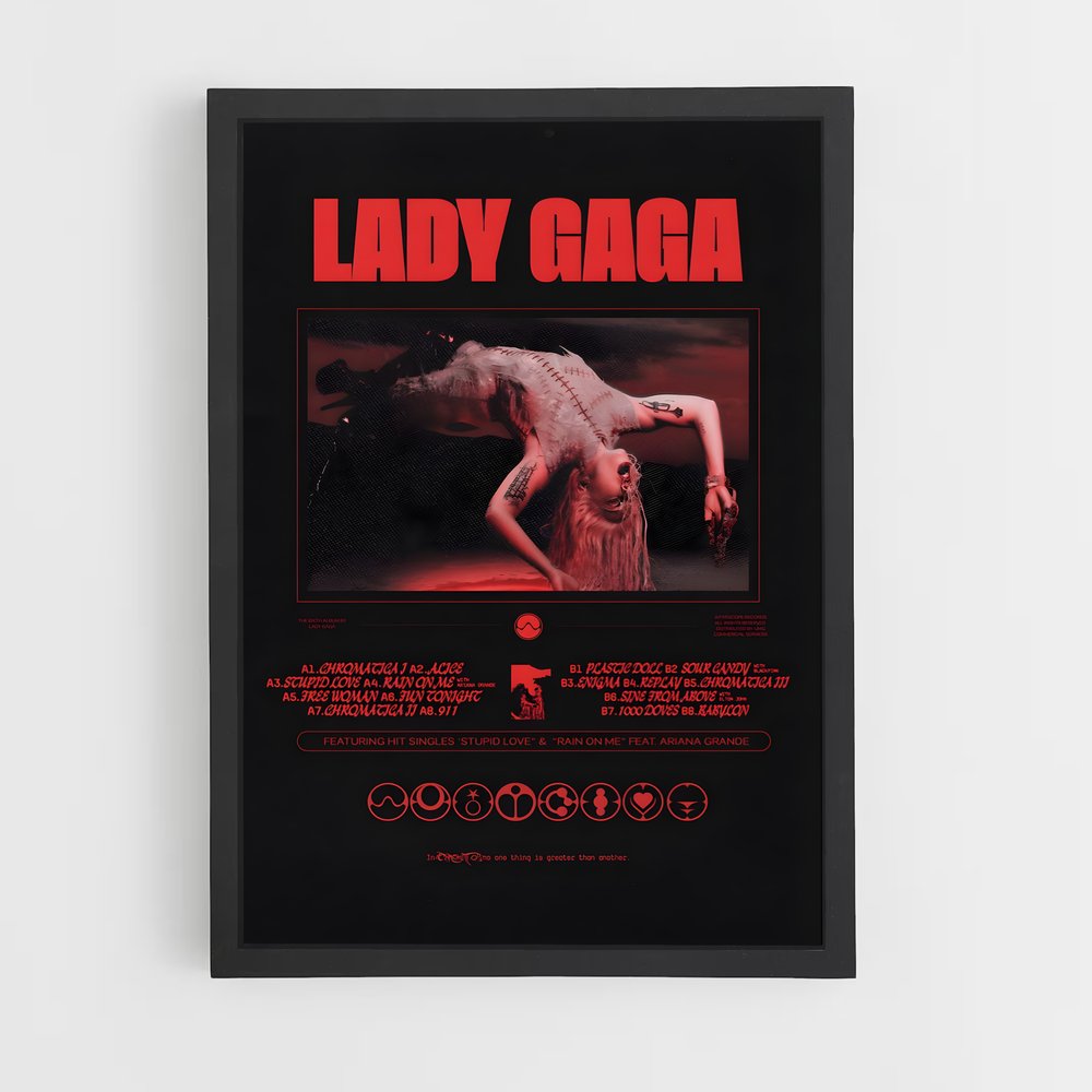 lady-gaga-10 cadre Noir