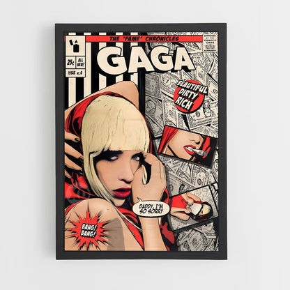 lady-gaga-11 cadre Noir
