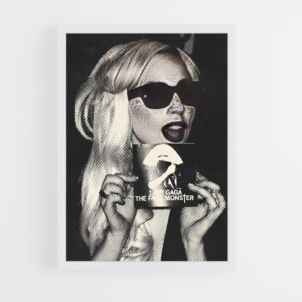 lady-gaga-14 cadre Blanc