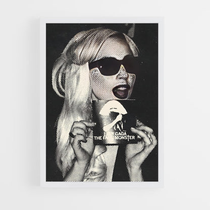 lady-gaga-14 cadre Blanc