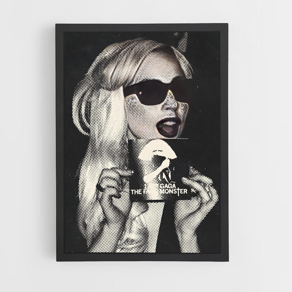 lady-gaga-14 cadre Noir