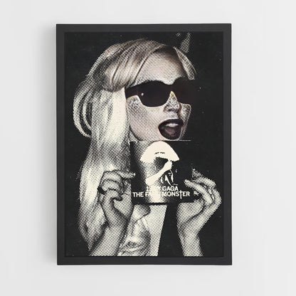 lady-gaga-14 cadre Noir