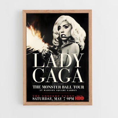 lady-gaga-15 cadre Bois clair