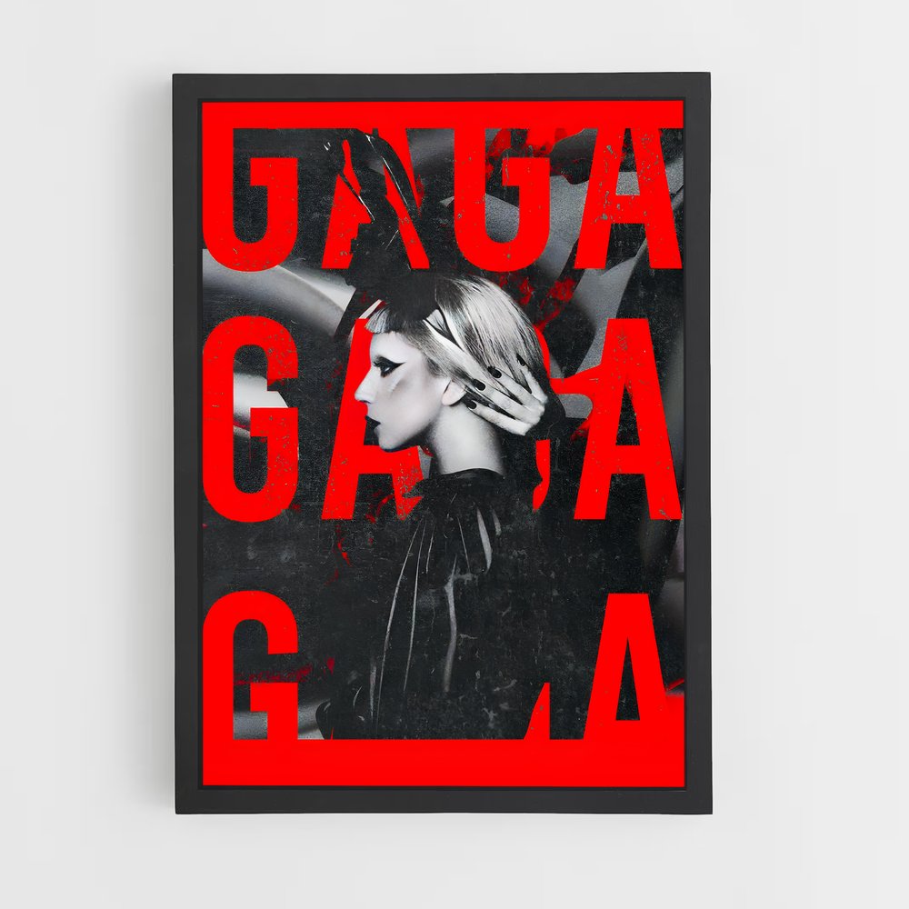 lady-gaga-9 cadre Noir