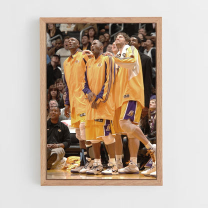 LA Lakers Yellow Poster