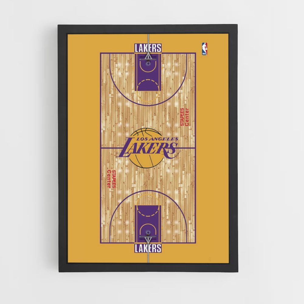 Lakers Field Poster