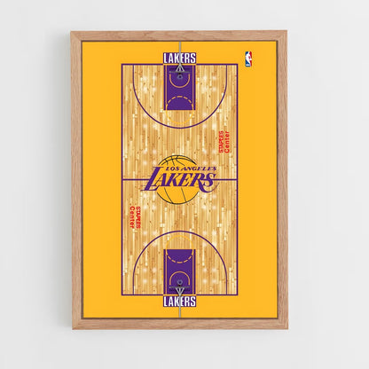 lakers-3 cadre Bois clair