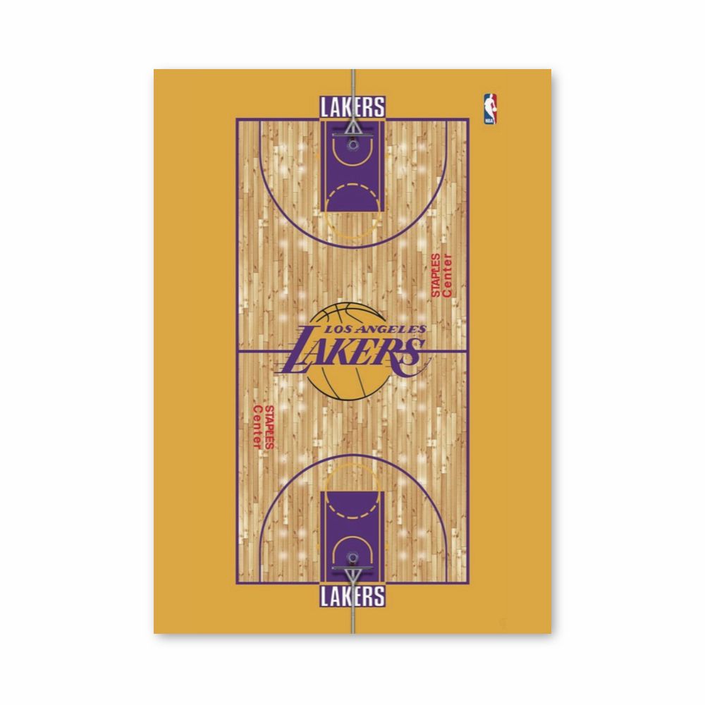 Lakers Field Poster