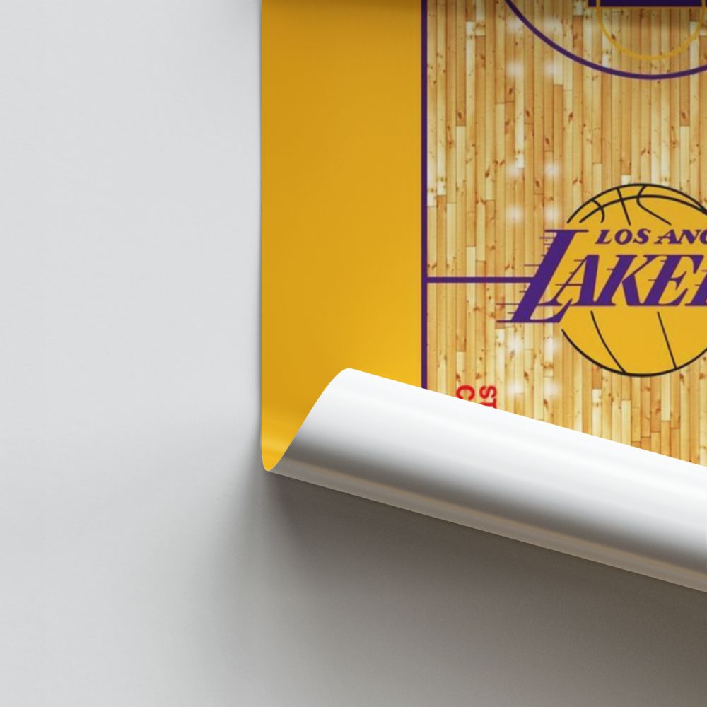 Lakers Field Poster