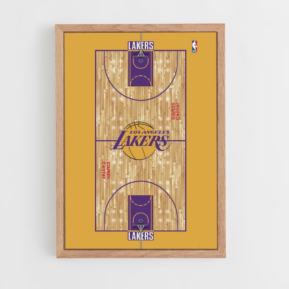 Lakers Field Poster