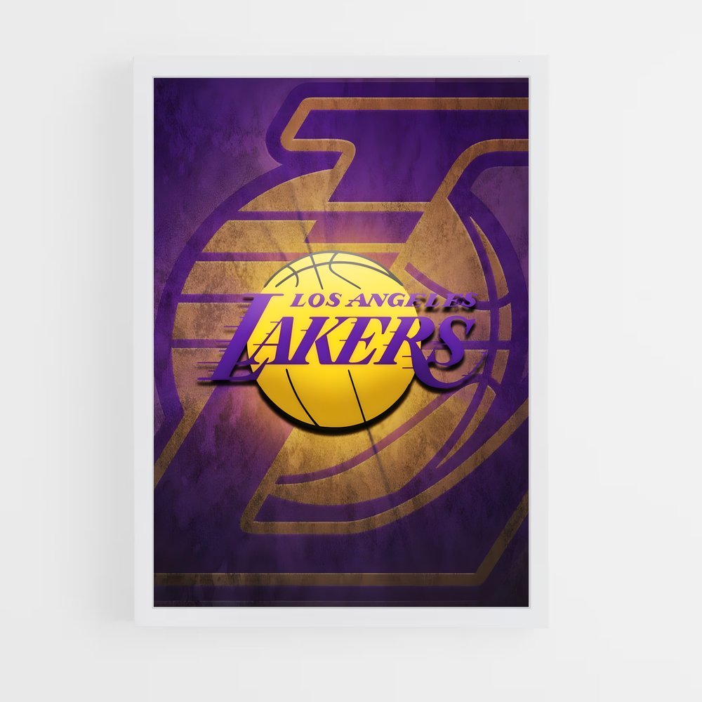 lakers-7 cadre Blanc