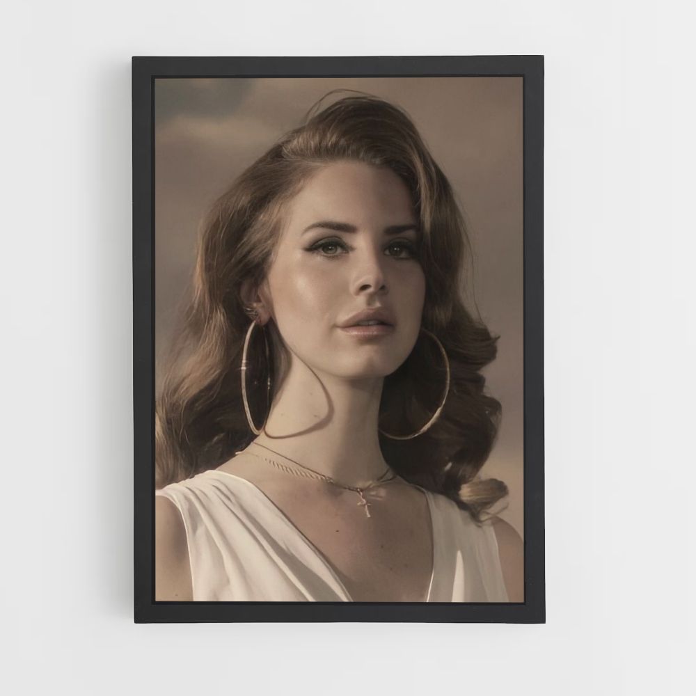 Lana Del Ray Portrait Poster