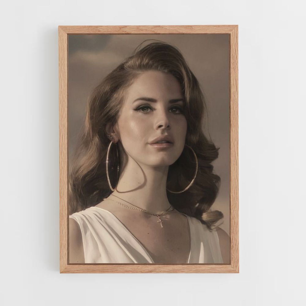 Lana Del Ray Portrait Poster