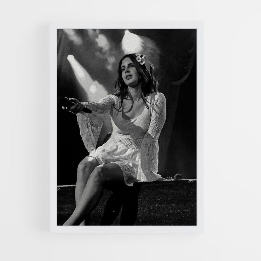 Lana Del Ray Concert Poster