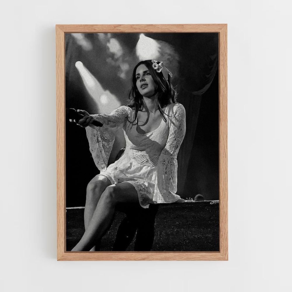 Lana Del Ray Concert Poster