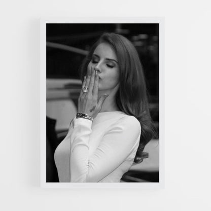 Lana Del Ray Kiss Poster