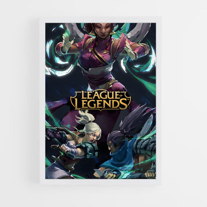 league-of-legends-4 cadre Blanc