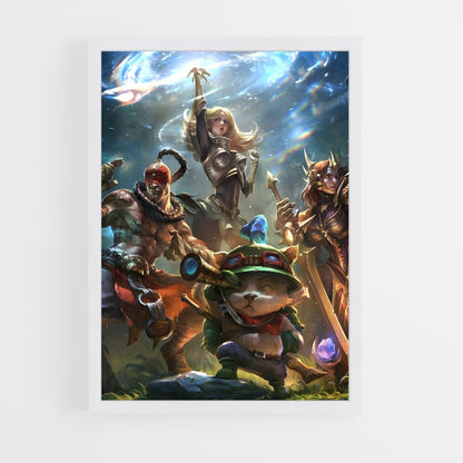 league-of-legends-8 cadre Blanc