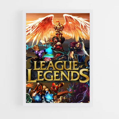 league-of-legends-9 cadre Blanc