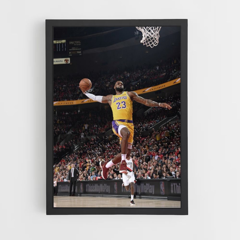 Lebron James Dunk Poster