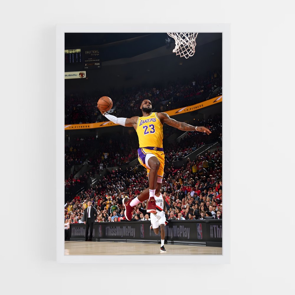 lebron-james-1 cadre Blanc