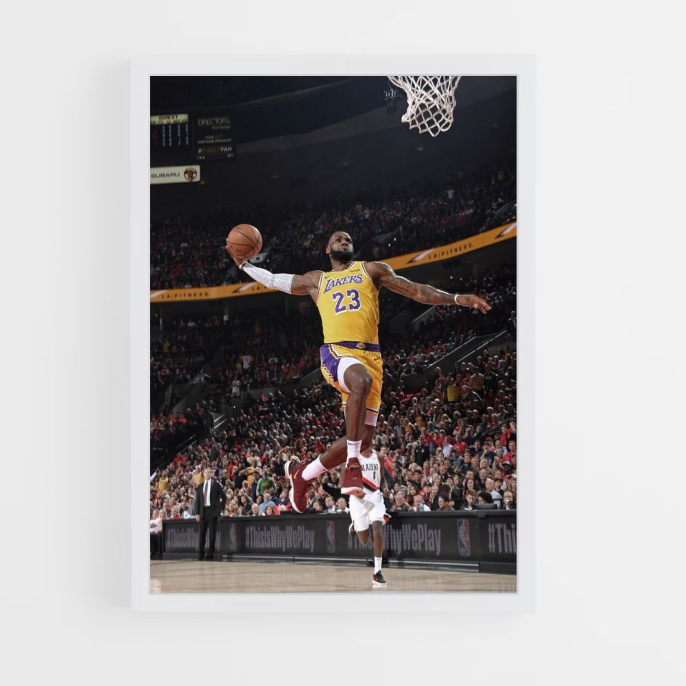 Lebron James Dunk Poster