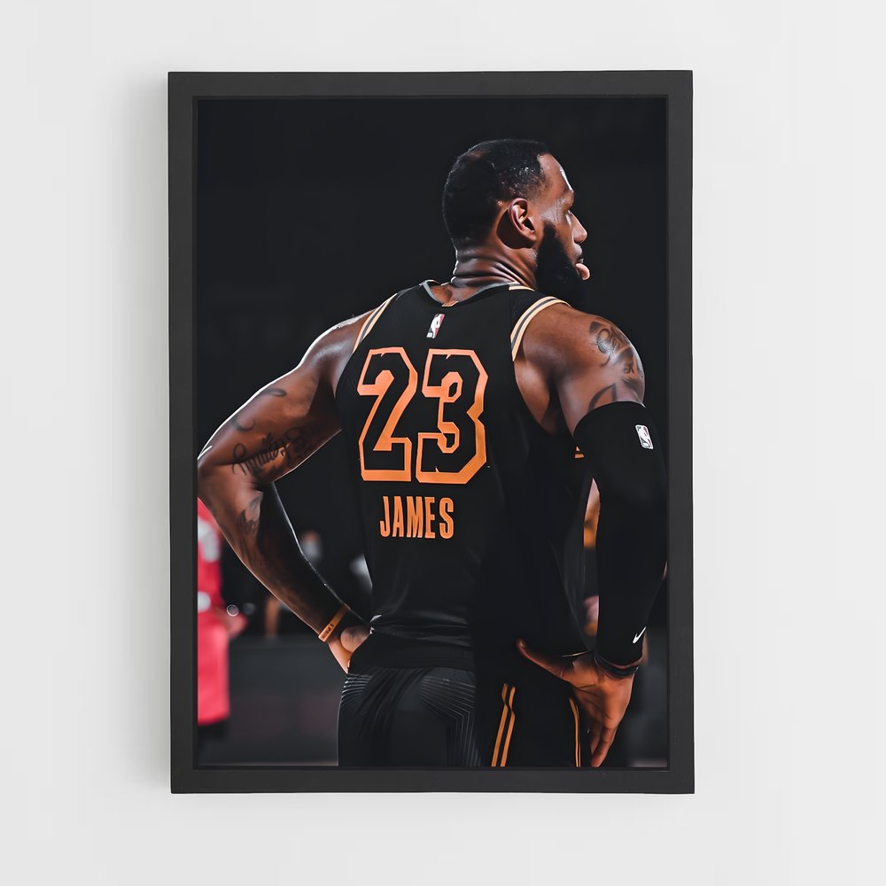 lebron-james-2 cadre Noir