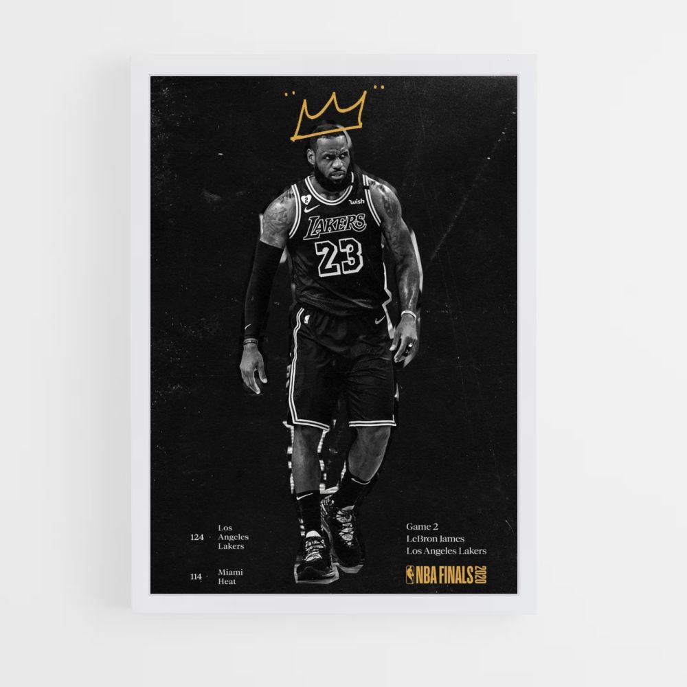 Lebron James King Poster