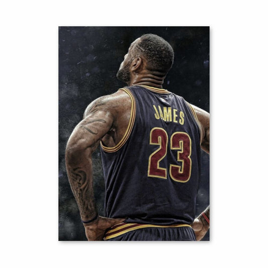 Affiche Lebron James 23