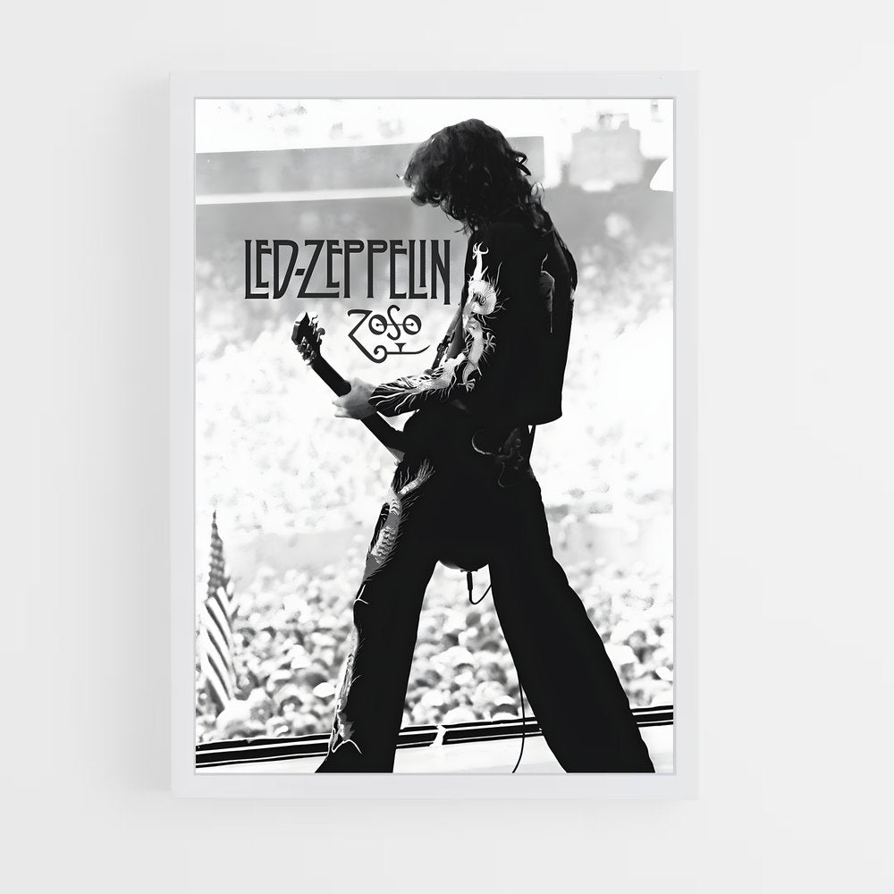 led-zeppelin-12 cadre Blanc